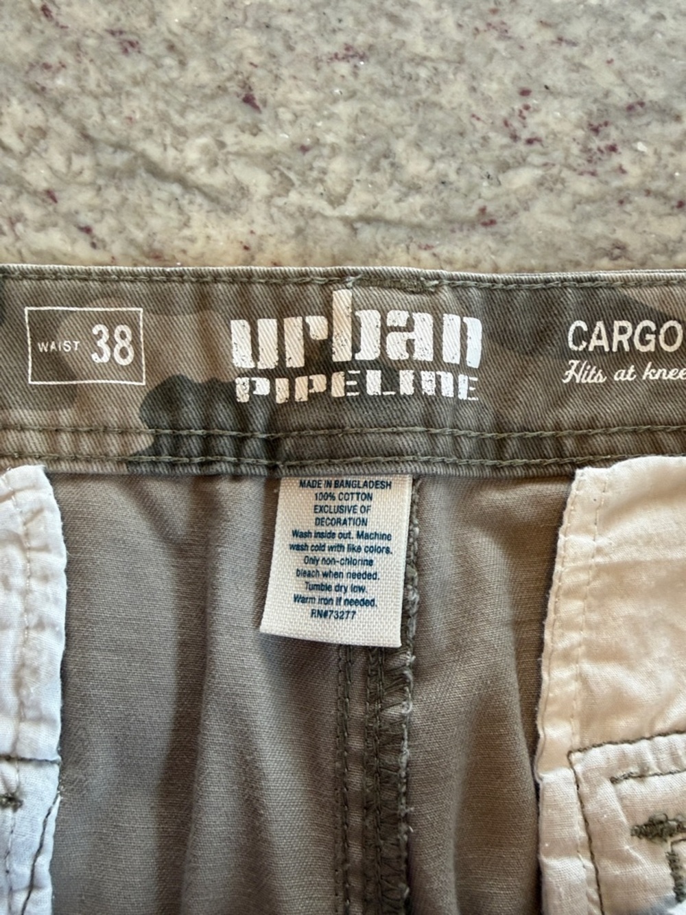 Urban Pipeline Camouflage Cargo Shorts - Picture 3 of 7